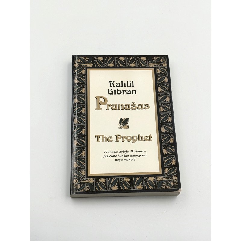Kahlil Gibran  Pranašas  The Prophet (dvikalbė knyga)