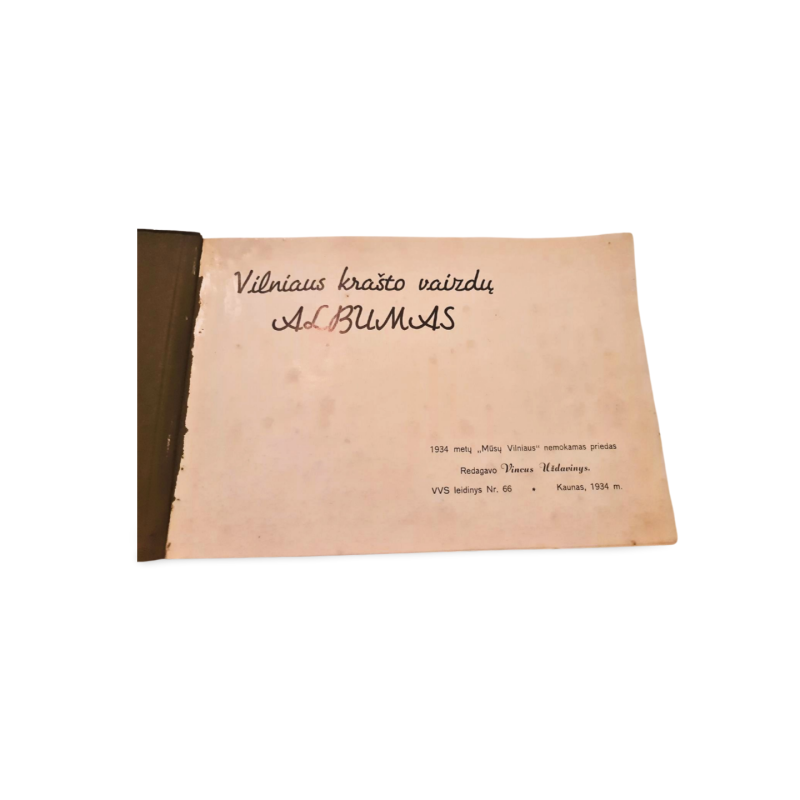 Vilniaus krašto vaizdų albumas Lietuvių k., 1934 m.