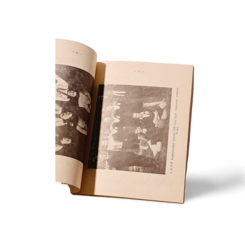 Basketbolo žaidimas Krepsiasvydis ir Lietuvos Sporto Lygos oficialios basketbolo taisyklės 1926 1927 metams K I vyr Itn Darius