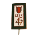 LTSR 45 metai jubiliejinis ženklelis 1985