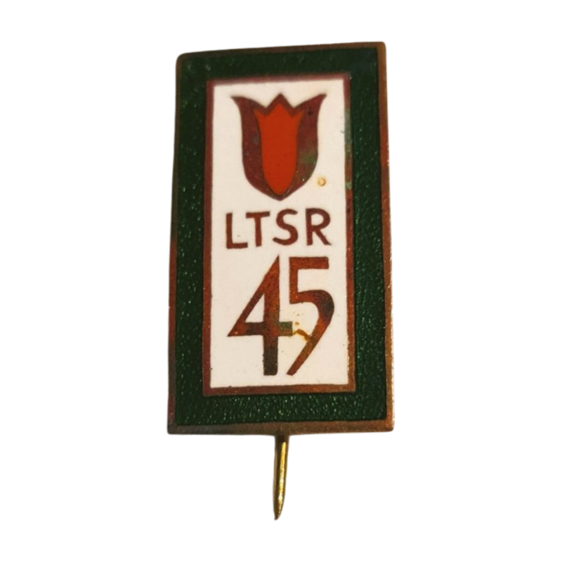 LTSR 45 metai jubiliejinis ženklelis 1985