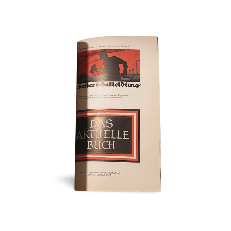 Wolf Sluyterman von Langeweyde Das Künstlerplakat im modernen Schaufenster 1927