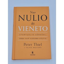 Peter Thiel - NUO NULIO IKI VIENETO
