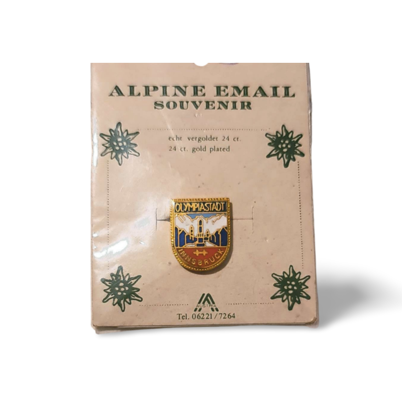 Alpine Email Souvenir Olympiastadt Innsbruck ženklelis
