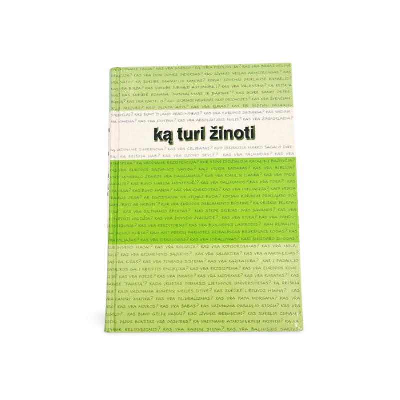 Ką turi žinoti