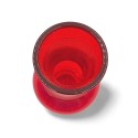 Raudonos Stiklo Vaza-Taure