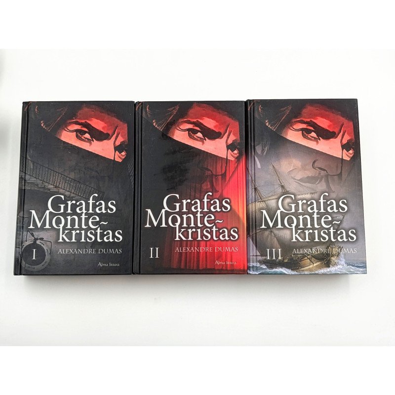 Grafas Monte Kristas (3 dalių komplektas) – Alexandre Dumas