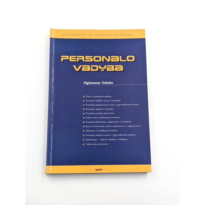 Personalo vadyba – Algimantas Sakalas