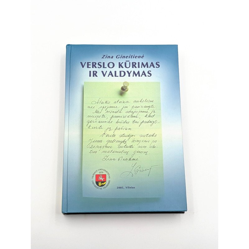 Verslo kūrimas ir valdymas – Žina Gineitienė