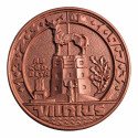 Vintažinis aliuminio bareljefas „Vilnius 650“ 1323