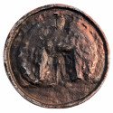 Vintažinis aliuminio bareljefas „Vilnius 650“ 1323