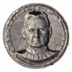 Vintažinis aliuminio bareljefas „Maironis 1862–1932“