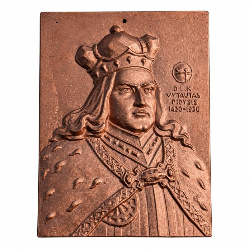 Aliuminio bareljefas „Vytautas Didysis 1430–1930“
