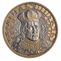 Vintažinis aliuminio bareljefas „Vytautas Didysis 1430–1930“