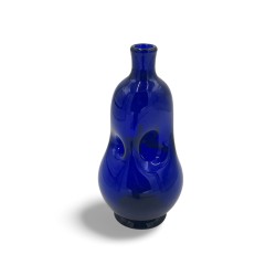 Mėlyno Stiklo Butelis Vaza