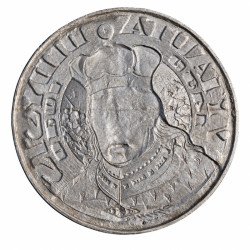 Vintažinis aliuminio bareljefas „Vytautas Didysis 1430–1930“