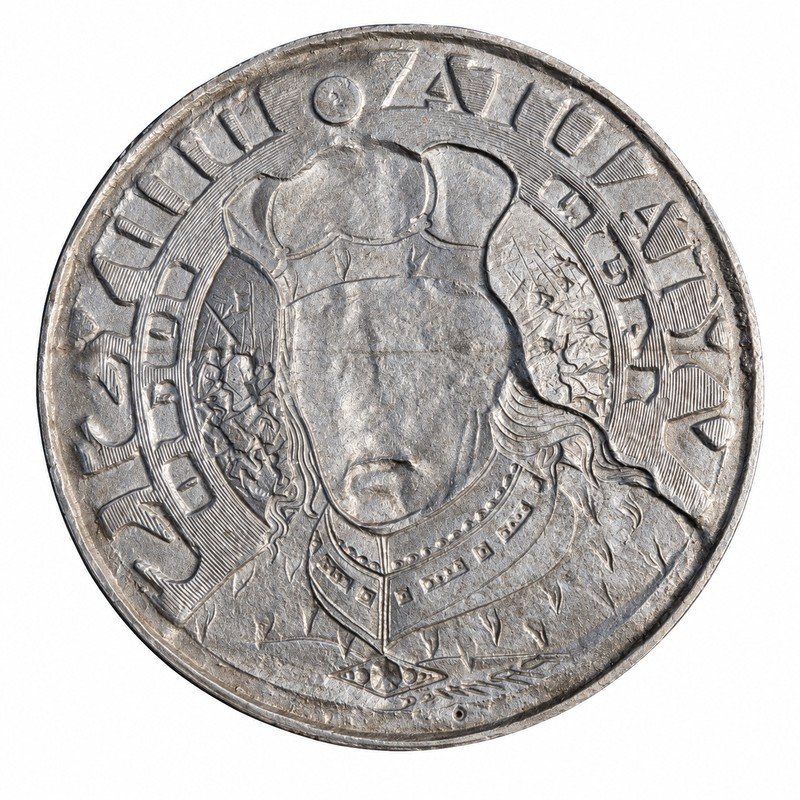 Vintažinis aliuminio bareljefas „Vytautas Didysis 1430–1930“