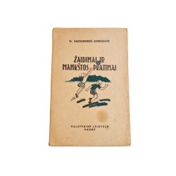 VL. Saudargienės Siminskaitės 1942 m.  Rinkinys: Žaidimai, Pratimai ir Mankštos