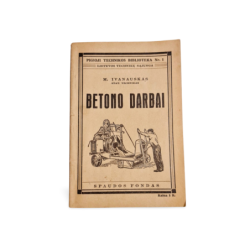 Betono Darbai  M. Ivanausko Vadovas