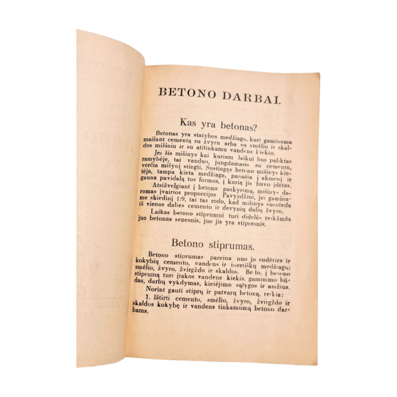 Betono Darbai  M. Ivanausko Vadovas