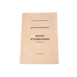 Mano atsiminimai  Justinas Staugaitis